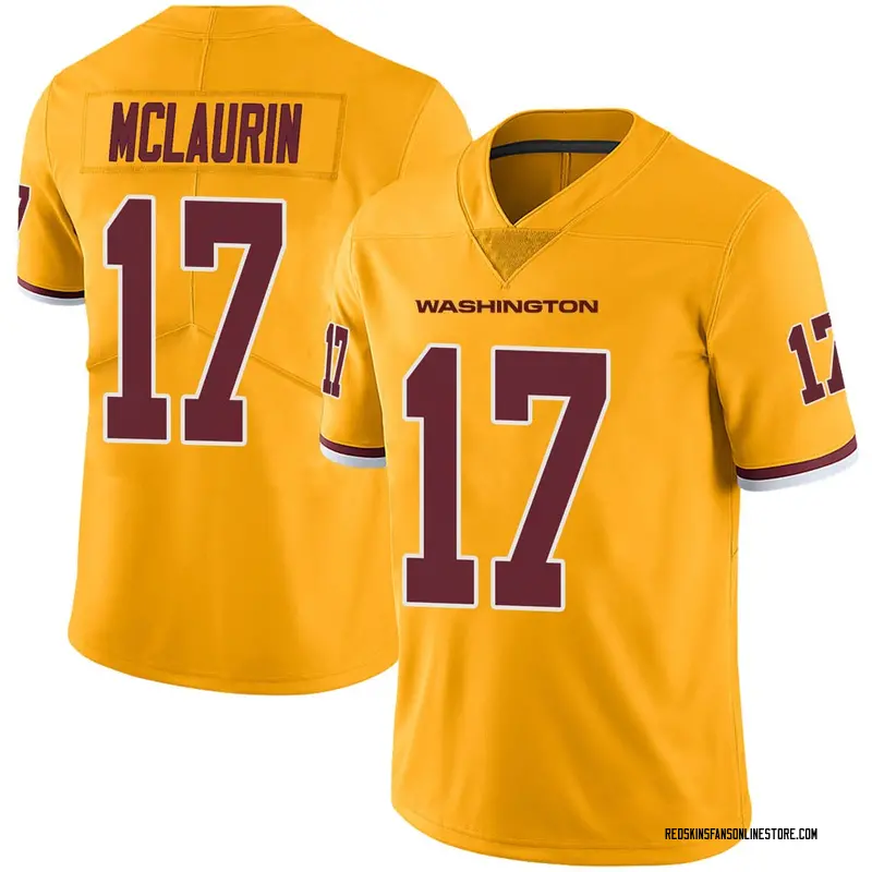 Youth Washington Redskins Terry McLaurin Gold Limited Color Rush Jersey ...